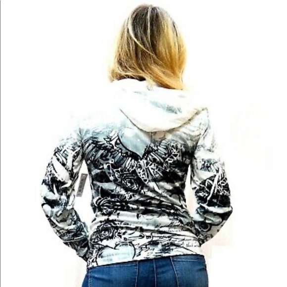 Sport Jacket Tie-dye Pattern Zip DNLA-D20 - Picture 2 of 8